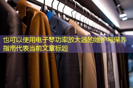 电子琴功率放大器的维护与保养指南 电子琴功率放大器的维护与保养指南
